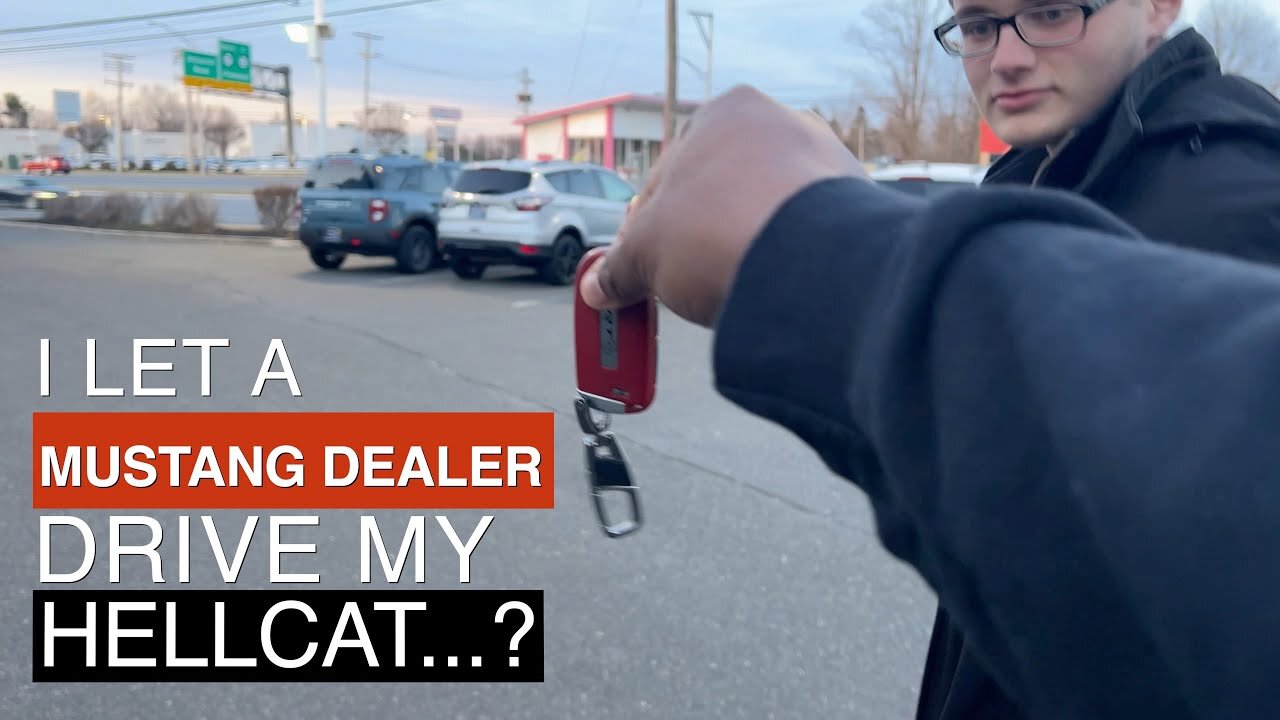 Mustang Dealer took a Joyride in my Hellcat!