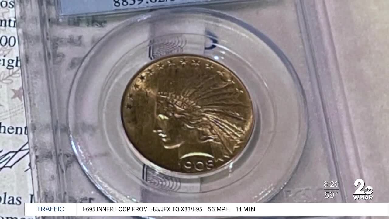 Indian Head Eagle $10 coin appraised at $1,000