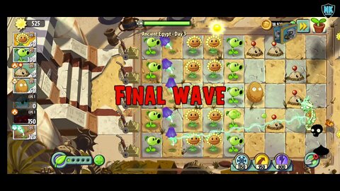 PvZ 2 - Version 6.8.1 - Ancient Egypt - Day 3 - Yeti