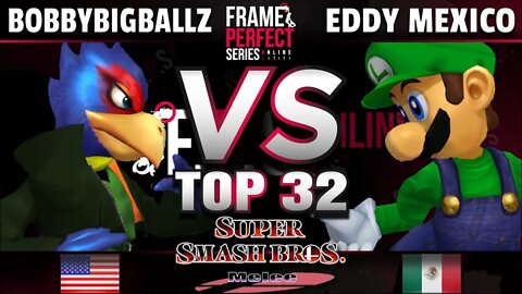 FPS6 Online - bobby big ballz (Falco) vs. CG | Eddy Mexico (Luigi) - Smash Melee Top 32
