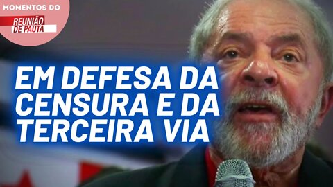 Para a imprensa golpista, Lula é uma ameaça à liberdade de imprensa | Momentos do Reunião de Pauta
