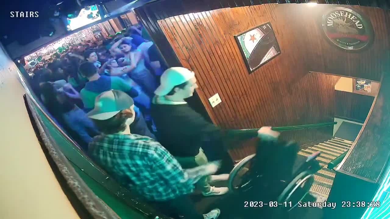 Video shows Carson Briere, son of former Sabres great Daniel Briere, pushing wheelchair down stairs