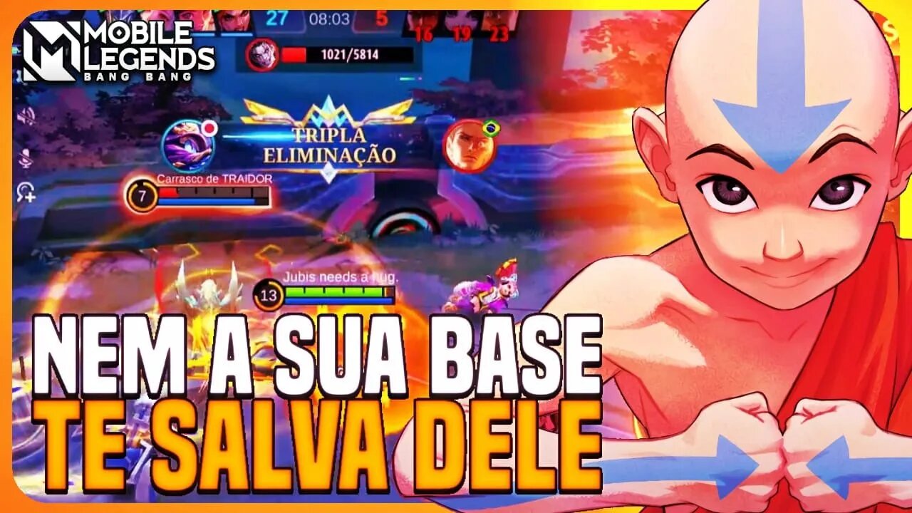 FARMEI OS CARAS NA BASE DELES COM ESSE HERÓI KKKKKKKKKK | MLBB