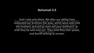 Nehemiah Chapter 5