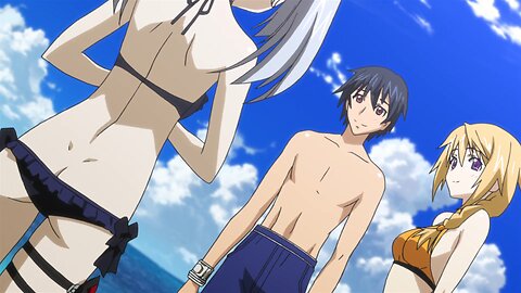Infinite Stratos - beach fun