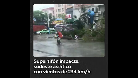 El supertifón Yagi causa evacuaciones masivas en Hainán, China
