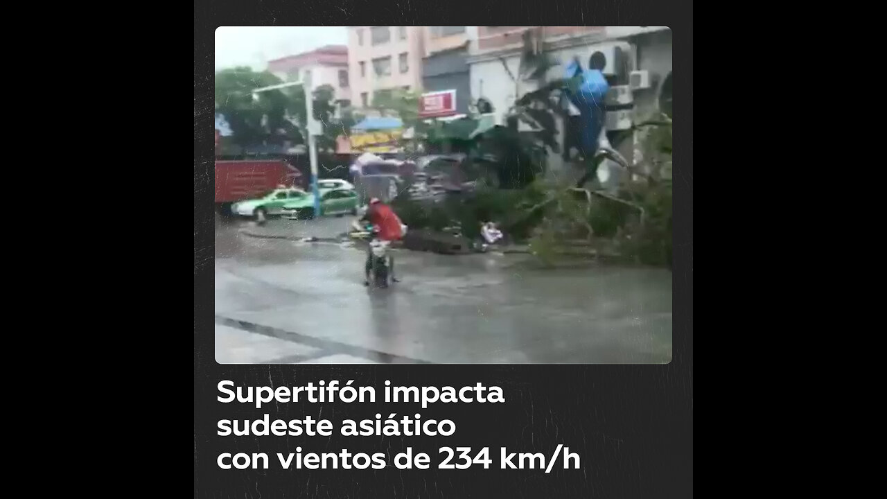 El supertifón Yagi causa evacuaciones masivas en Hainán, China