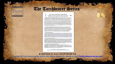 Short PB - Sons of God Earthly Men or Angelic Beings