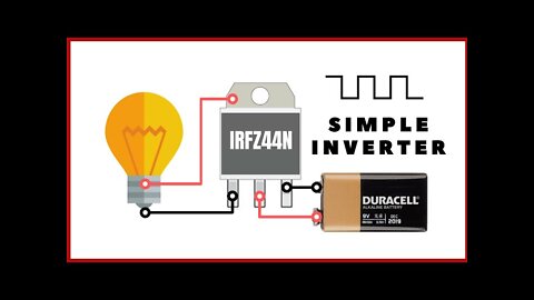 How to make simple inverter 12v to 220v using zn 44