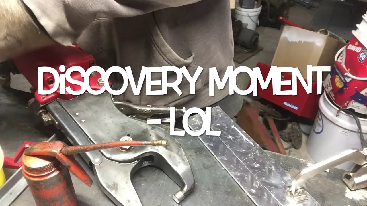 Chicago Pneumatic - Rivet Squeezer testing it out