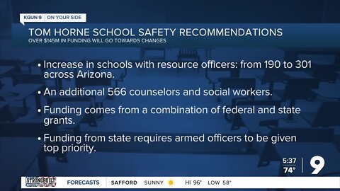 Tom Horne School Safety Recommendations Approved