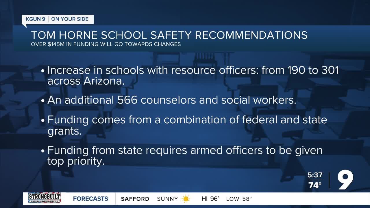 Tom Horne School Safety Recommendations Approved
