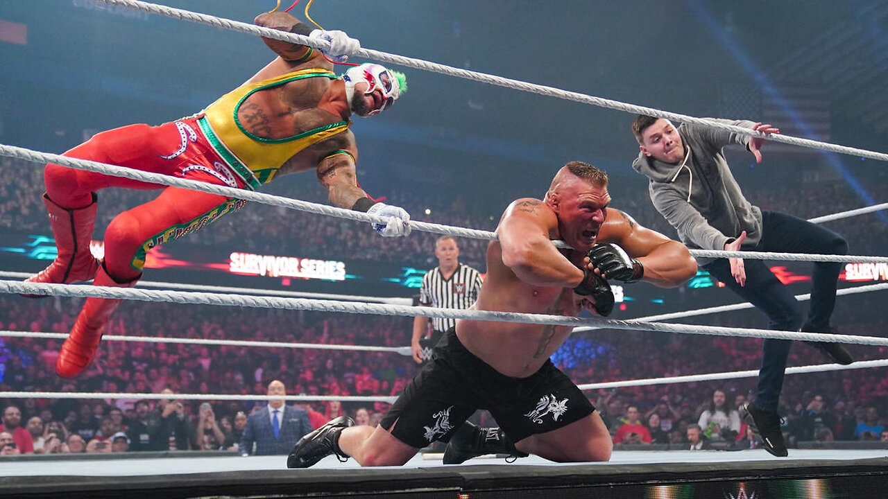 Happened This When Rey Mysterio Facas Brock Lesnar #video
