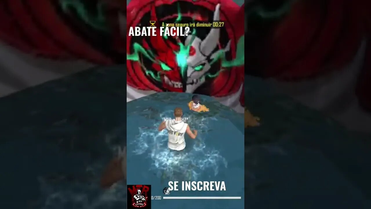 COMO CONSEGUIR UM ABATE DENTRO DA ÁGUA USANDO SOMENTE OS PUNHOS NO FREE FIRE.