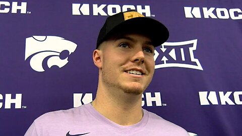 Kansas State Football | Will Howard Interview | October 24, 2023