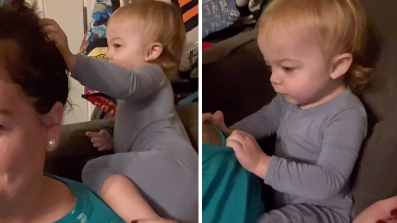 Baby In Utter Disbelief After Discovering Tattoo