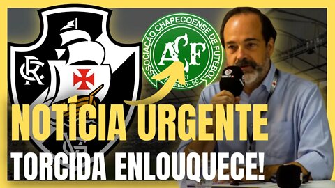 EXCELENTE NOTÍCIA! TORCIDA EXIGIU E DIRETORIA CONFIRMA! NOTÍCIAS DO VASCO