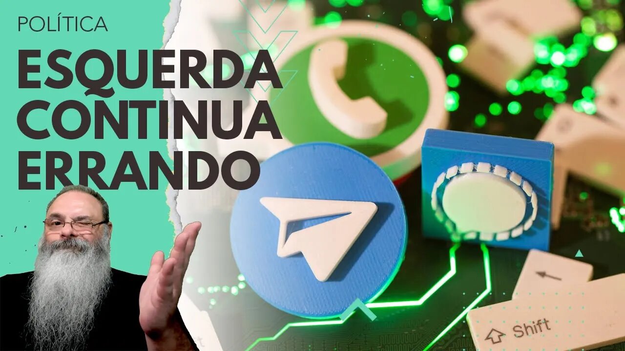 ESQUERDA enxerga "INDUSTRIA DIGITAL BOLSONARISTA" porque continua NÃO ENTENDENDO o que é a INTERNET