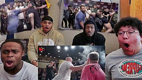 AMERICANS REACT TO RUSSIAN SLAP CONTEST KNOCKOUTS