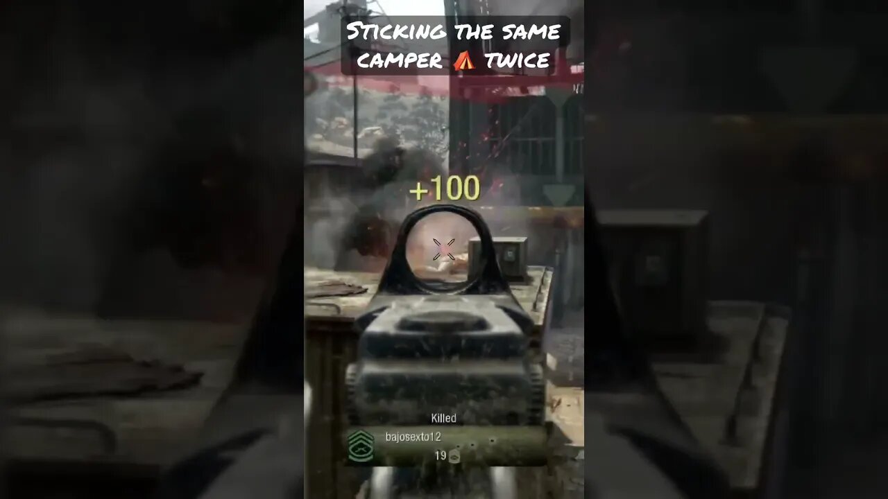Sticking the same camper ⛺️ twice #blackops #callofduty #youtubegaming #gaming