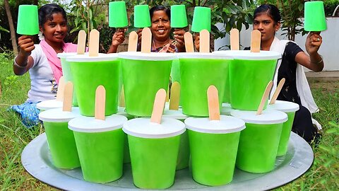 KUCHI ICE RECIPE | Pista Kuchi Ice | Kuchi Ice Recipe in Tamil | Village Fun Cooking