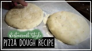 Restaurant Style Pizza Dough//Pizza Recipe//DIY Pizza
