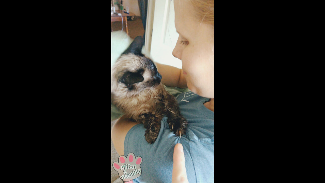 She's flippin' me the bird!