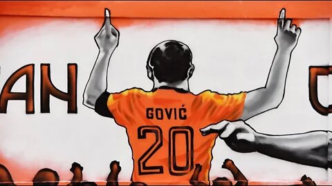 Funcuti na ulazu u stadion oslikalli mural tragično preminulom Draženu Goviću