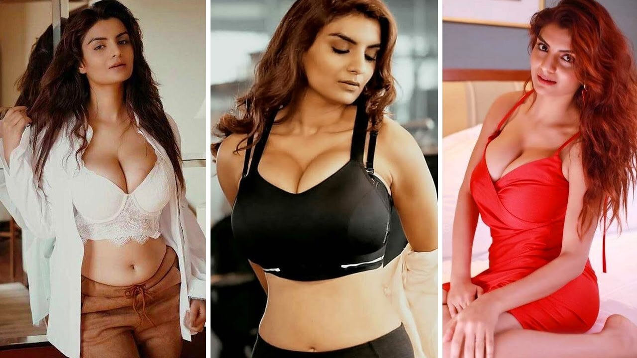 ANVESHI JAIN HOT GIRL IN SAREE | BIG BOOBS | BIG TITS