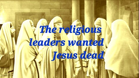 The plot to put Jesus to death