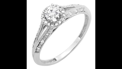 Dazzlingrock Collection 0.40 Carat (ctw) Round White Diamond Ladies In & Out Hoop Earrings, Ste...