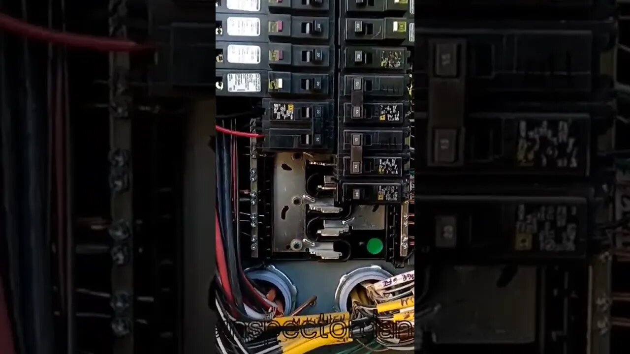 How does a home inspector views an electrical panel?