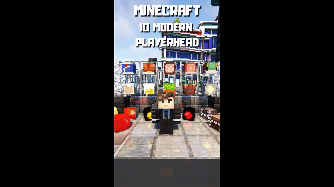 10 Modern Playerheads to add to you your MINECRAFT World