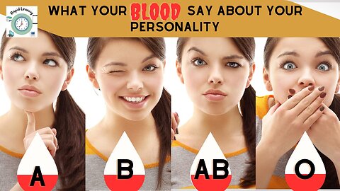 What your blood says about personality