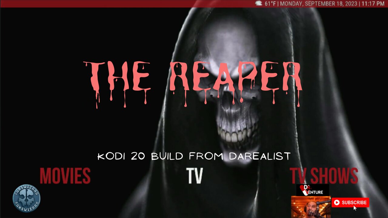 Kodi Builds - The Reaper - Funsters Repo