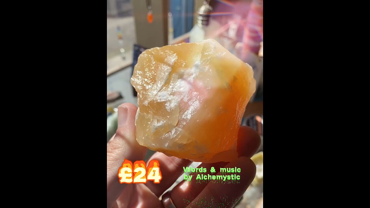 Orange calcite supreme