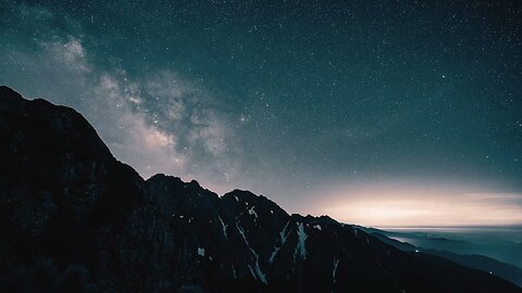 Starry Sky Mountains Milky Way🕍🌠