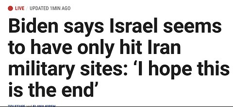 Was this Limited Israeli Strike Just a Token? What Next?