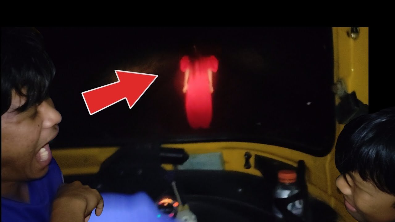 GHOST caught on Camera 😱 Red Lady Part 2