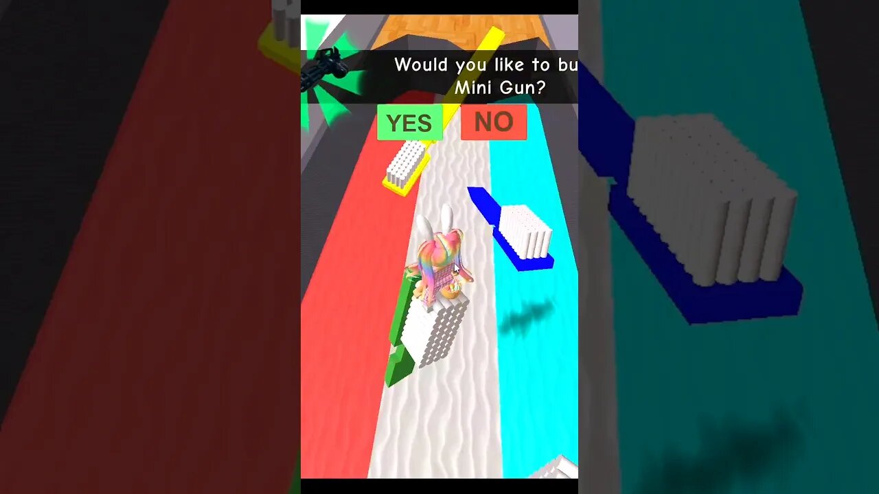 Jumping on Toothbrushes 🪥 #gaming #roblox