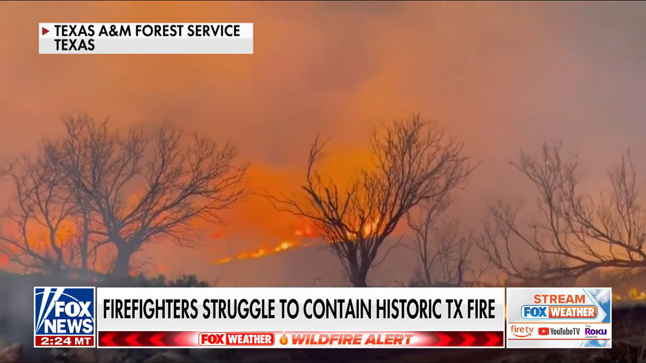 Historic Texas Fires Torch Over 1 Million Acres With Only 15% Of Fires Contained