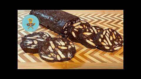 Easy Greek Chocolate Salami Without Eggs / Εύκολο Μωσαϊκό Χωρίς Αυγά