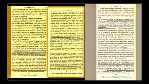 Jewish Talmud Quotes Sexual Intercourse With A Little Girl Is Permitted If She Is Three Years Of Age