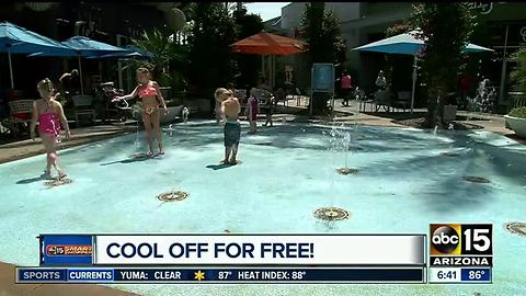 Cool off and meet a princess at the mall!