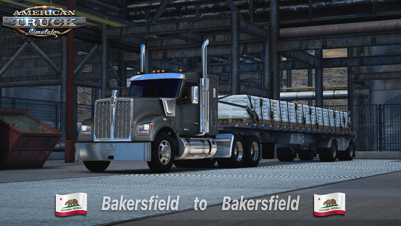 ATS | Kenworth W990 | Bakersfield CA to Bakersfield CA | Fertilizer 33,000lb
