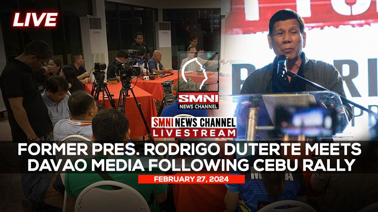 LIVE: Former Pres. Rodrigo Duterte meets Davao Media following Cebu Rally | February 27, 2023