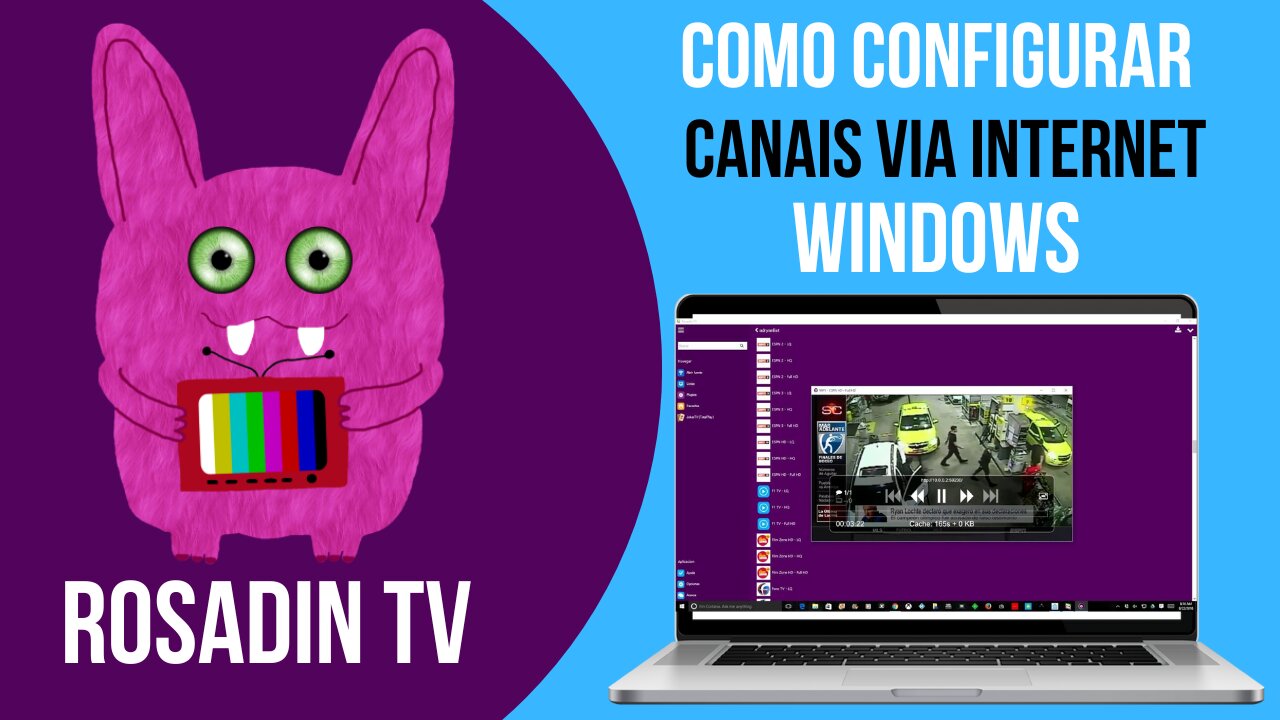 COMO ASSISTIR CANAIS NO WINDOWS │ ROSADIN TV