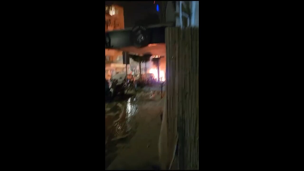 AFTERMATH OF HAMAS ROCKETS HITTING SETTLERS