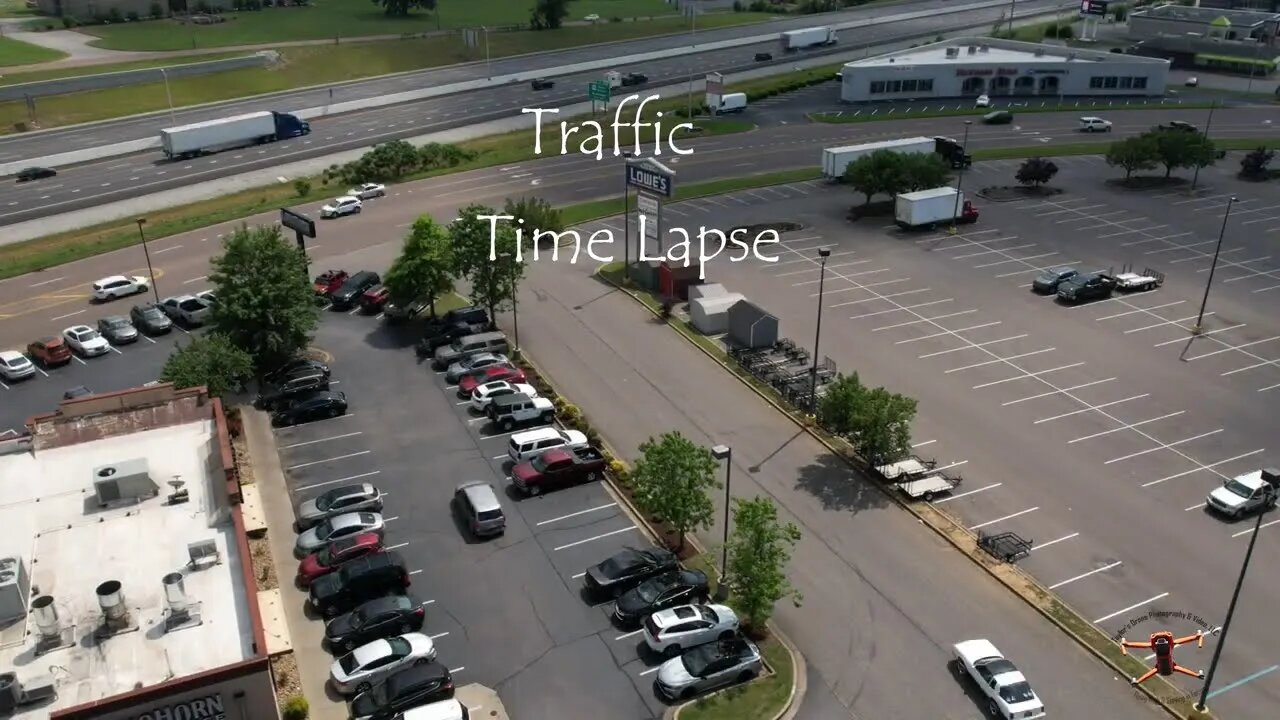Vann Drive at Lowes Parking Lot - Traffic Time Lapse