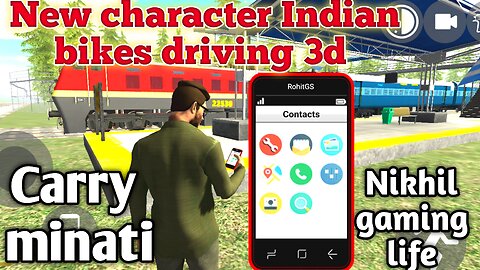 Carry minati character Indian bikes driving 3d | Nikhil gaming life